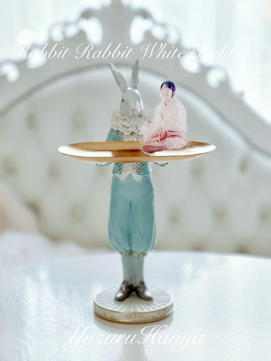 🐰🐰，white🐰
2月も羽生くんが健康で幸せでありますように

羽生くんが納得のいく練習が出来ますように

 #羽生結弦