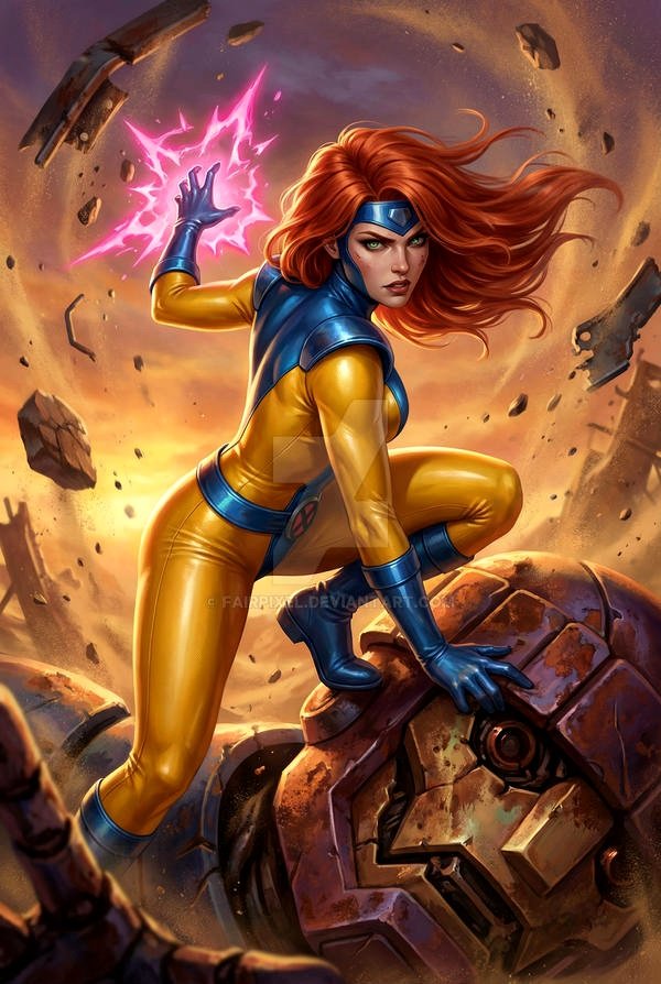 Jean Grey
 by FairPixel on DeviantArt