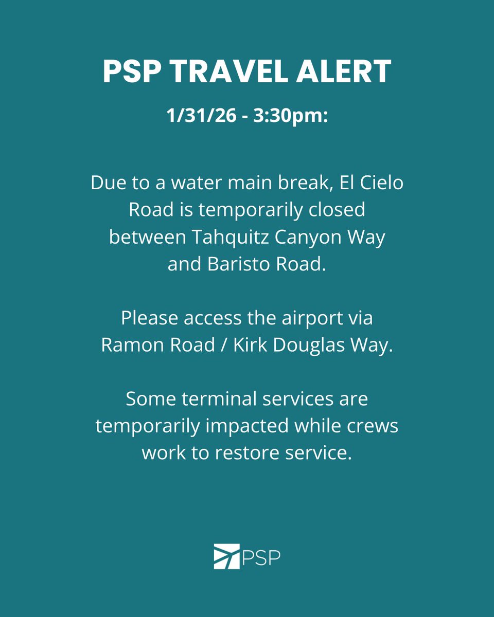 Palm Springs International Airport tweet media