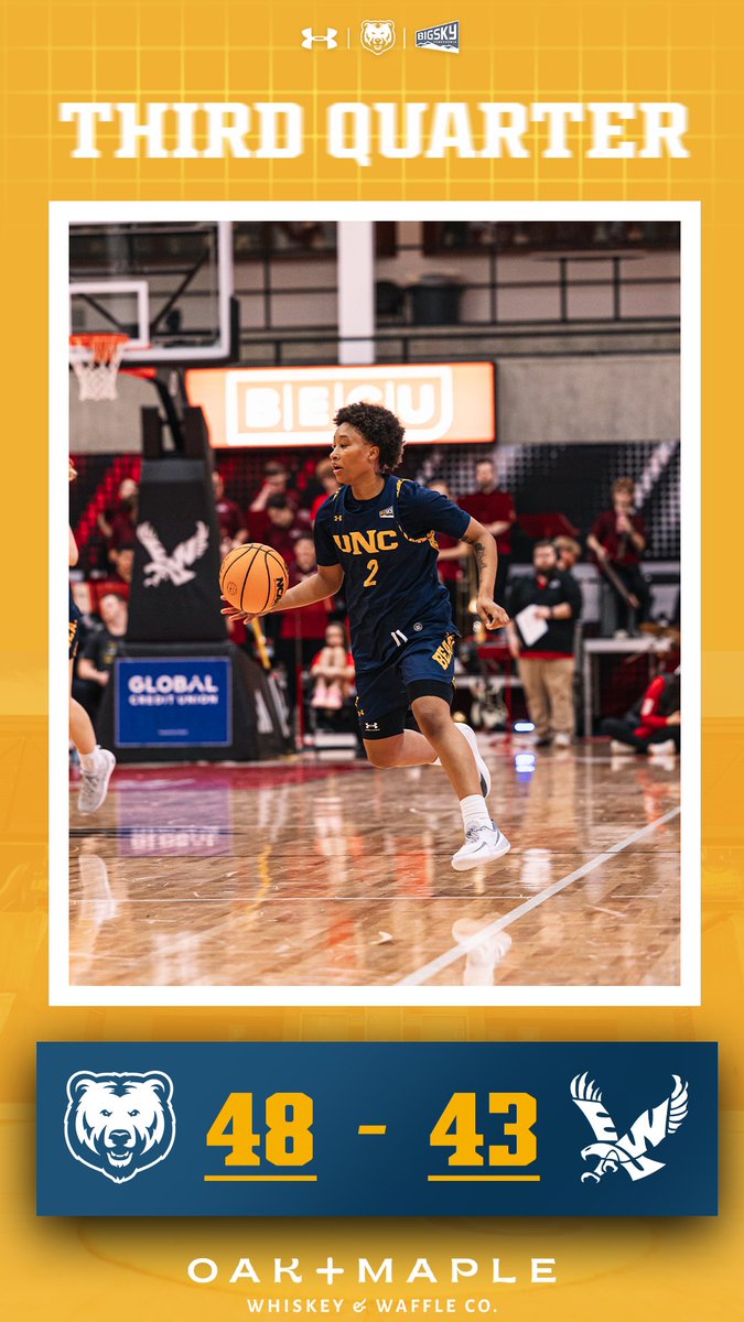 Q3 | UNC 48, EWU 43 

PC: Braeden Harlow

#BearCountry