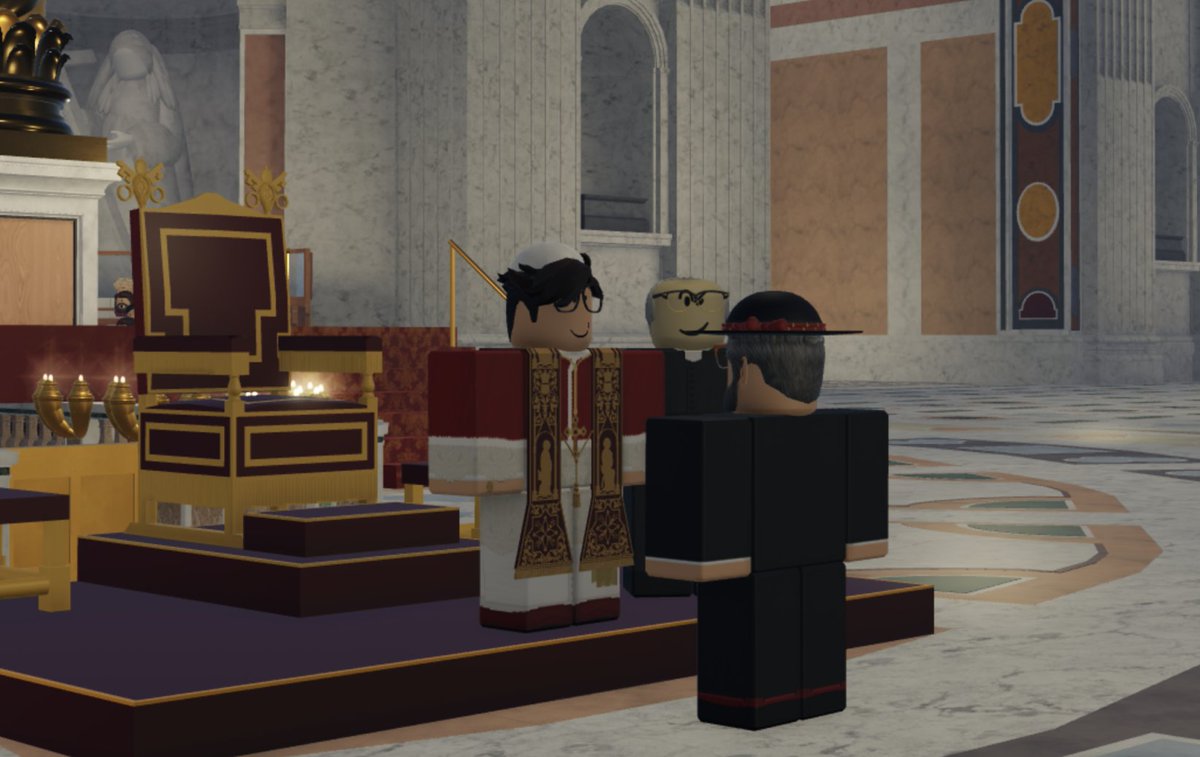 HEGerardImbert's tweet photo. I had the honour to impose the pallium and the fisher's ring on the new pontiff, Pius XVI, in Rome today. After concelebrating the mass at the square, we went inside the basilica to greet the new pope! It was a lot of fun and I was happy to see many friends together here :) https://t.co/8lIKZYSK8k
