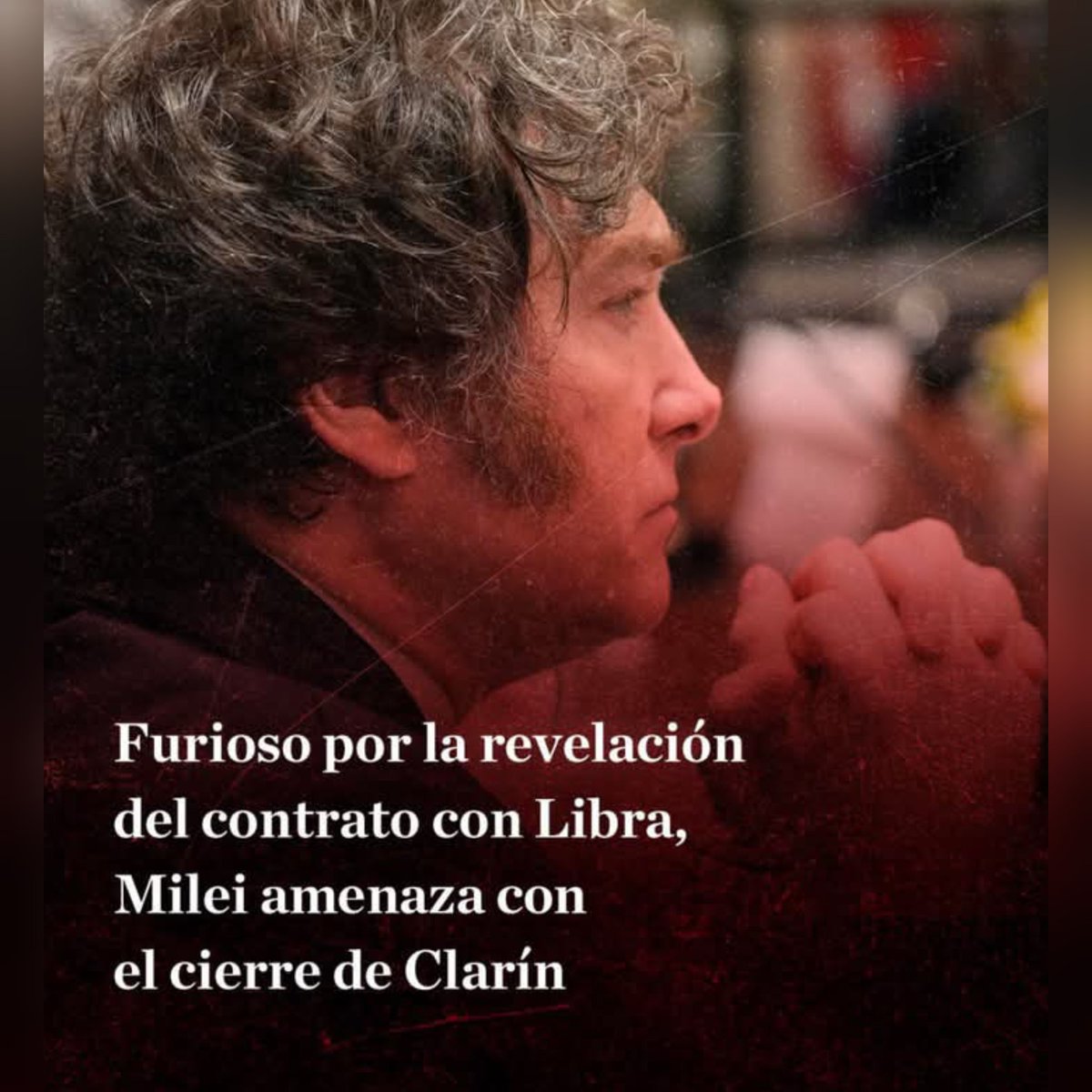 Al estilo Maduro, el defensor de la libertad, el que se caga en los pañales,  a fin de silenciar que es un estafador  amenaza a un medio periodístico. Pasándose otra vez, la CN por el culo.
Y seguro los libertos pajeros lo aplauden.
Juicio político ya!!