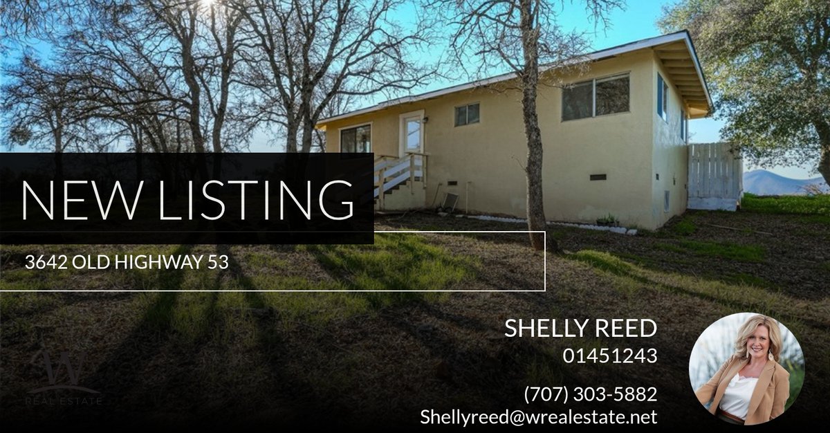 sreed707's tweet photo. 📍 New Listing 📍 Take a look at this fantastic new property that just hit the market located at 3642 Old Highway 53 in Clearlake. Reach out here or at (707) 303-5882 for more information

Shelly M. Reed https://t.co/Q1bWkSpVc3 https://t.co/hHS3RgUPd0