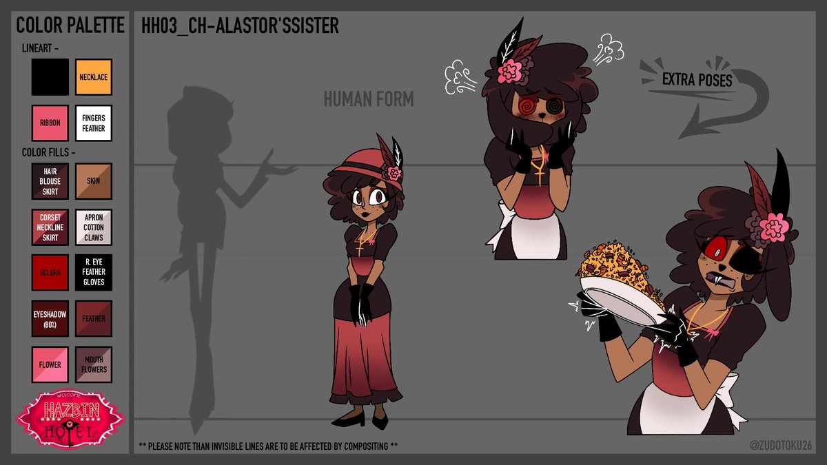 Zudotoku26's tweet photo. Concept art of Alastor's sister 🐰💞🦌

#HazbinHotel #HHS2
#HazbinHotelSeason2
#HazbinHotelAlastor
#HazbinHotelOC https://t.co/TdtRTzeOwu