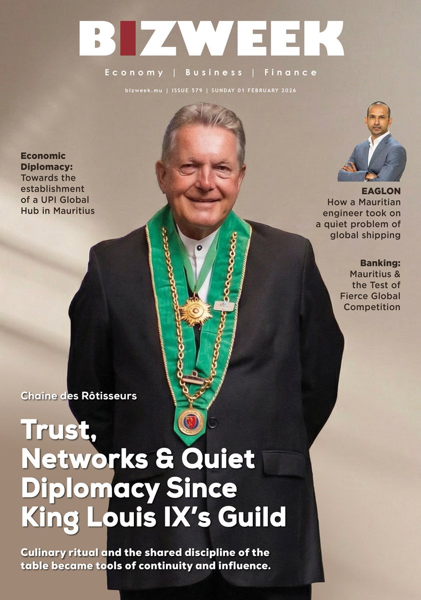 bizweekmu's tweet photo. "Trust, Networks & Quiet Diplomacy Since King Louis IX’s Guild"
Culinary ritual & the shared discipline of the table became tools of continuity & influence.
#ChaînedesRôtisseurs
📖 Read more: https://t.co/VxzqC0Gt1Q
#BIZweek #Mauritius #Business #Economy #Diplomacy #Finance https://t.co/AFqhnoSTBR