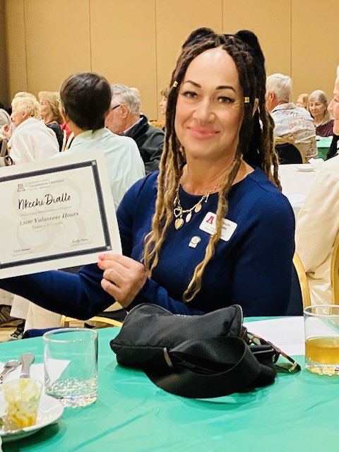 I made the “Hall of Fame” today for 1500 volunteer hours as a Master Gardener ☺️🌱 #mastergardener #volunteerism