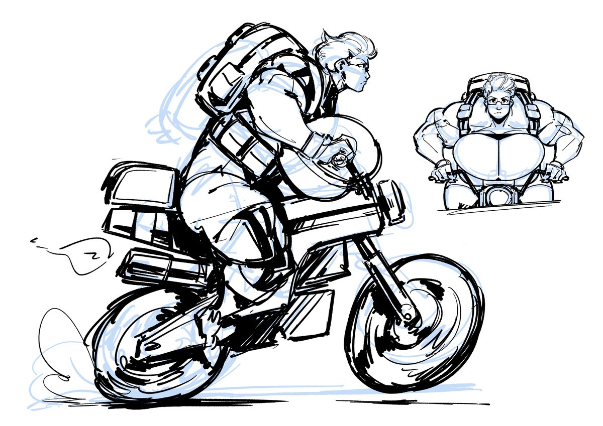 Let's go for a ride!  

#baileymalibu sketch.