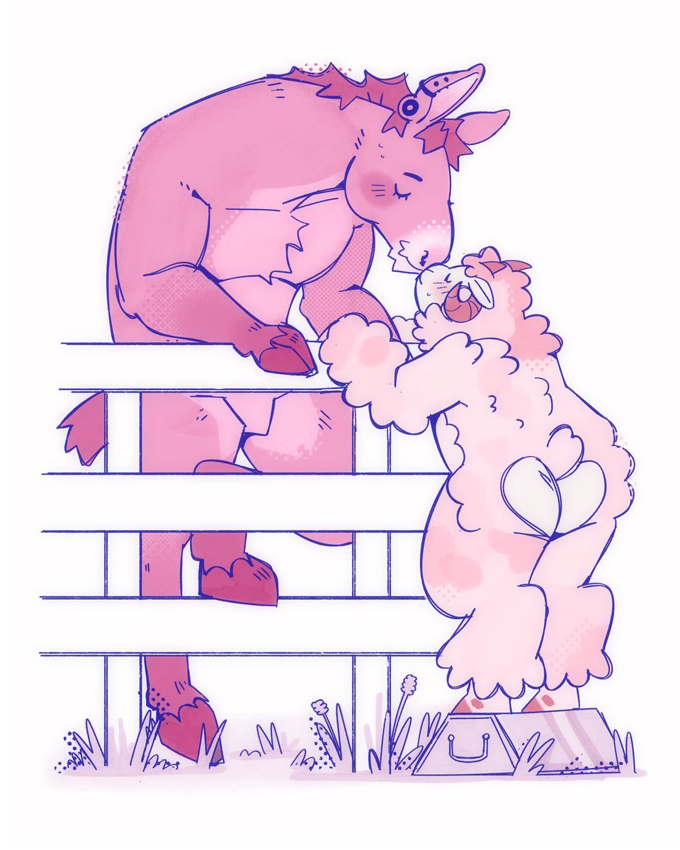 fishtins's tweet image. mule next door 💘