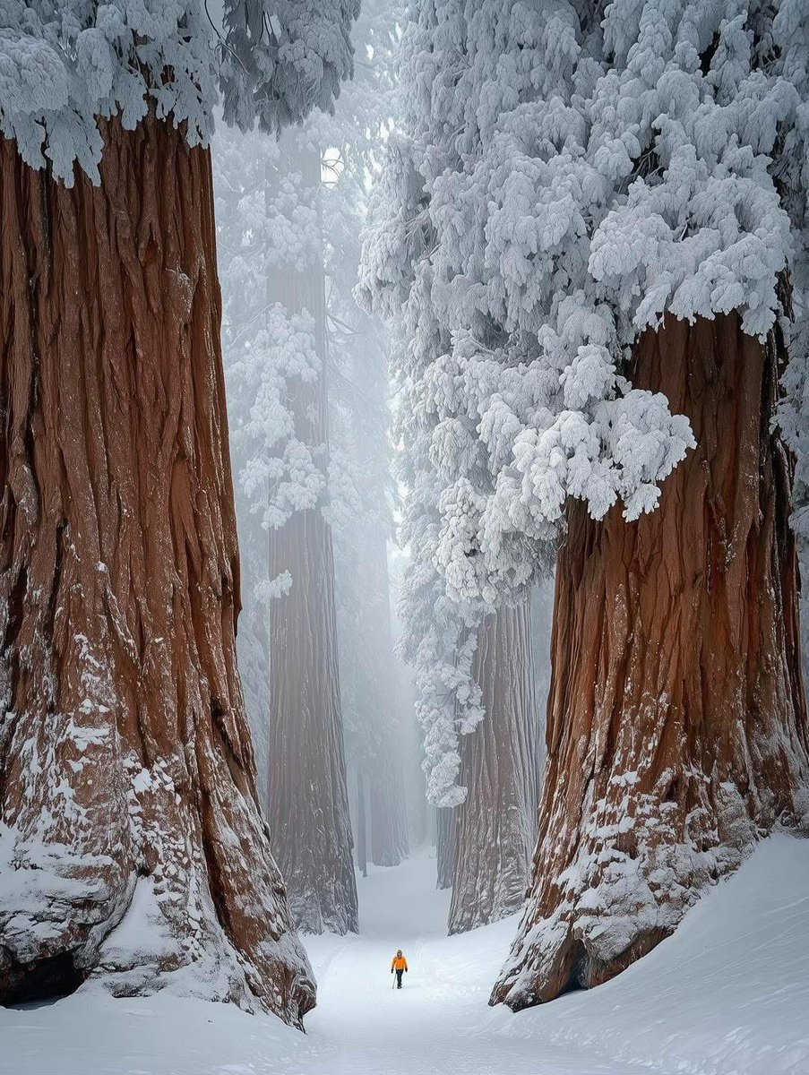 earthcurated's tweet photo. Sequoia National Park in California https://t.co/NWQInTnNK5