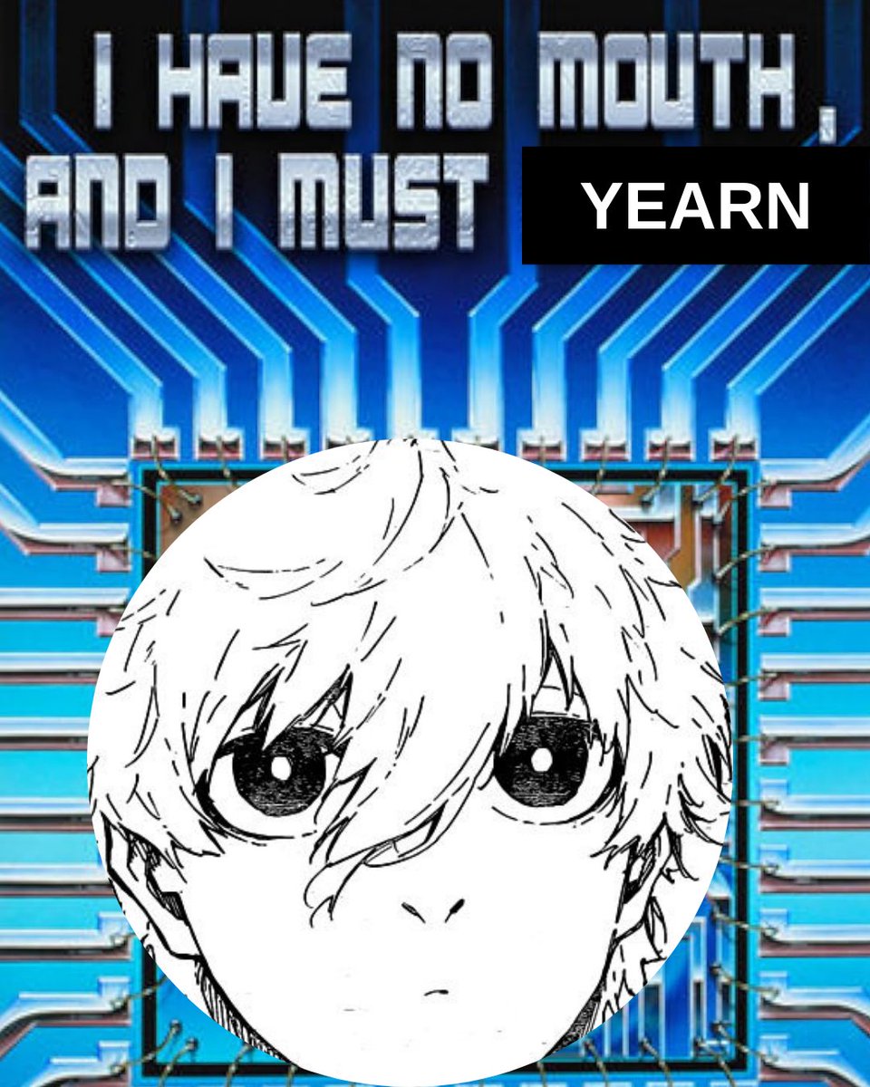 parfaitfangirl's tweet photo. Nagi's head being 50% eyes, 49.5% hair and 0.5% mouth always makes me think about this joke https://t.co/XJgnSWJBkF