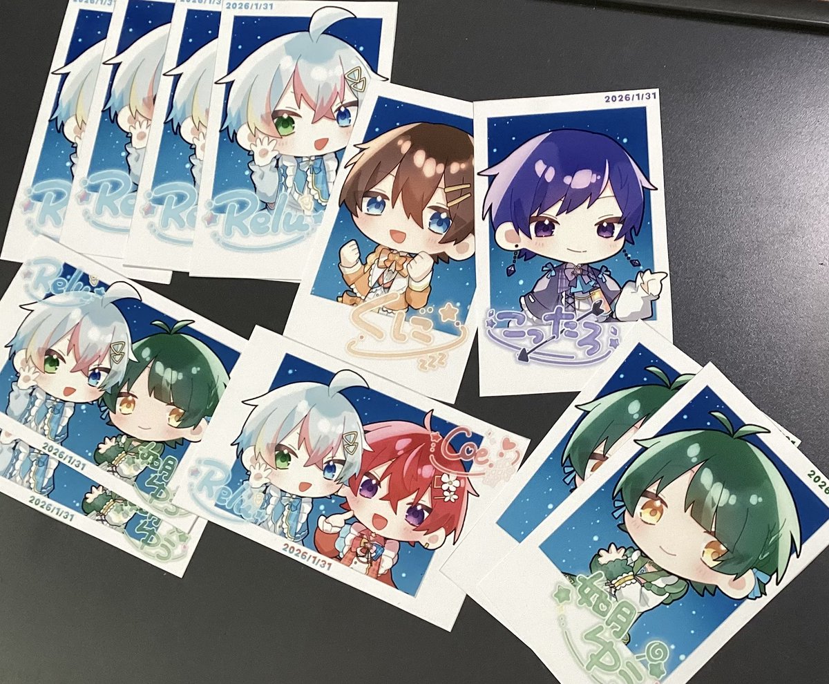 昨日このイラスト使ったこういうのをFFさんに配ってました、受け取って