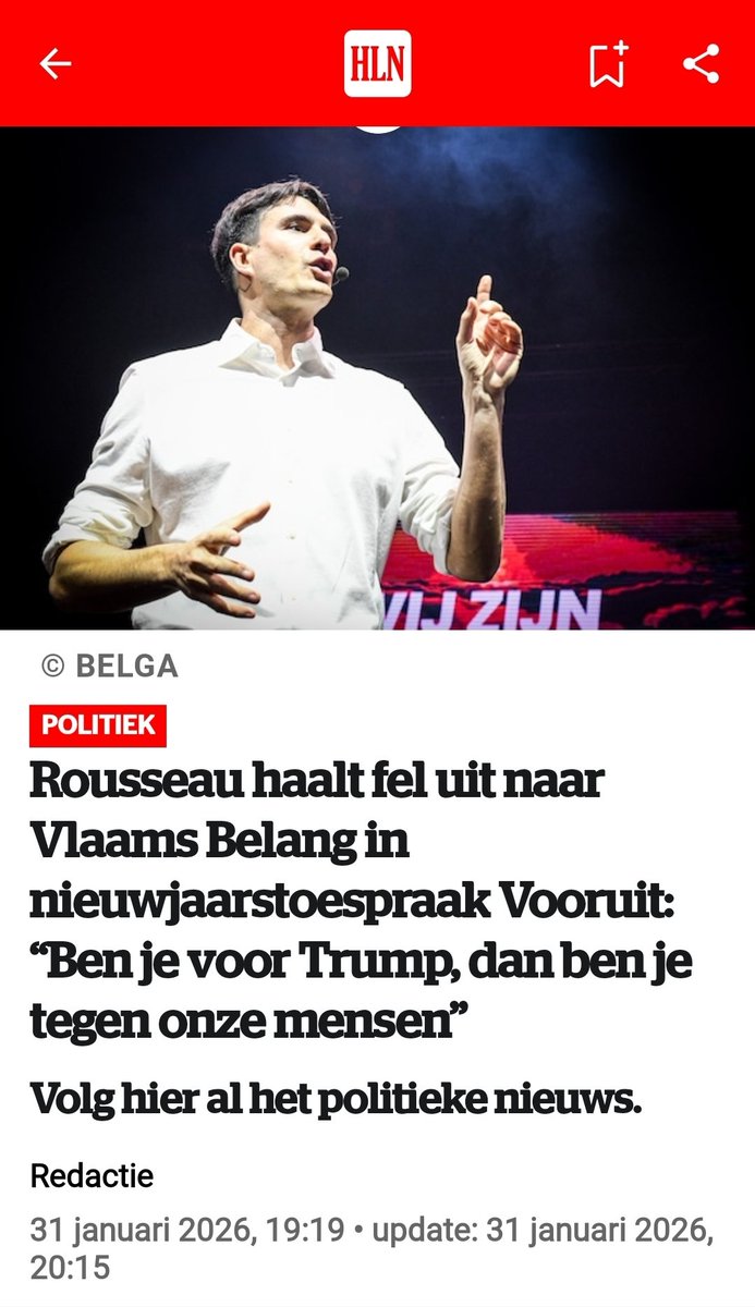 De kranten staan weer vol met Rousseau en hij is niet weg te slaan van de tv-schermen. Wat moet er weer in de doofpot verdwijnen ? Optima ? Of nog een ander schandaal ? 🤔
