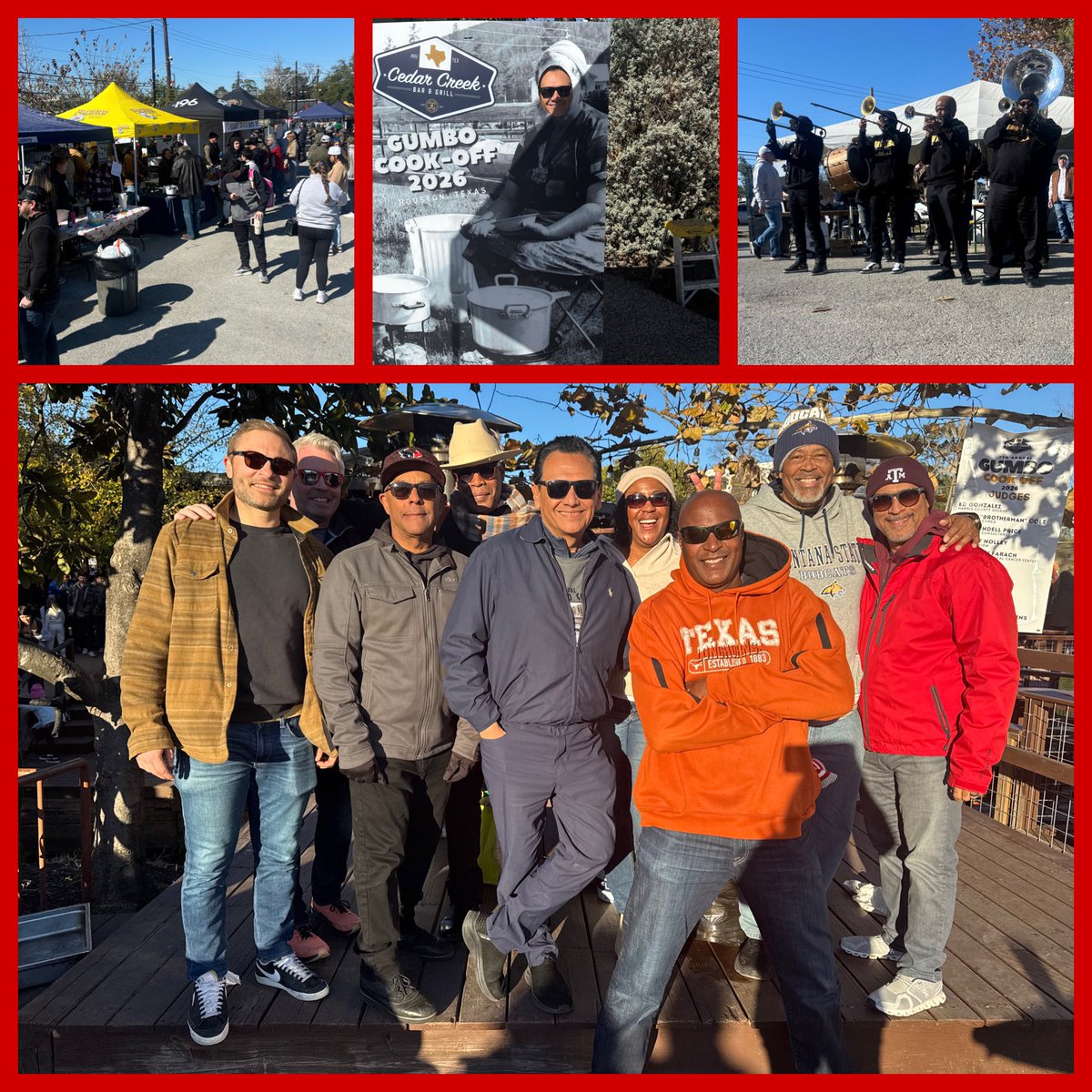 SheriffEd_HCSO's tweet photo. Had an amazing time as guest judge at the 7th Annual Cedar Creek Gumbo Cookoff! ๐ฅ๐ฒ Good times, great friends, unbeatable eats, and nice weather. Huge thanks to everyone who cooked, competed, and came outโyโall made it special!
#GumboCookoff #HoustonEats #SaturdayVibes https://t.co/ma5HwYqQND