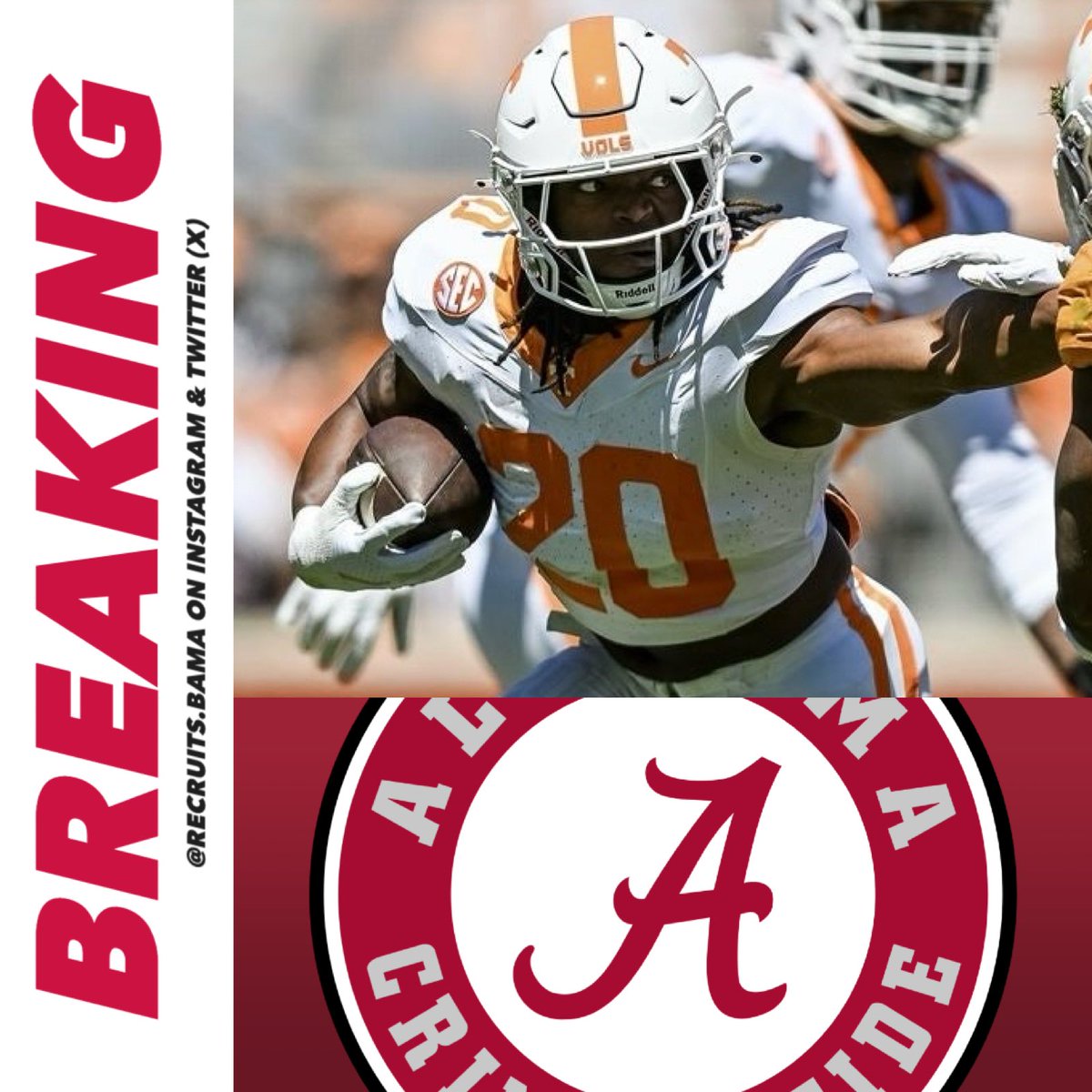 Recruits Bama tweet media