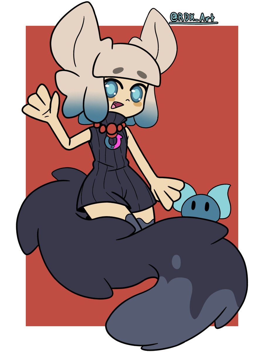 A quick fanart of @/Kana0Boros OC~ 💙