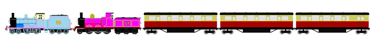 MillieEngine56's tweet photo. Where it started vs. where it is now
Millie &amp; Elcy at Tidmouth Station https://t.co/ABiHndog7w
