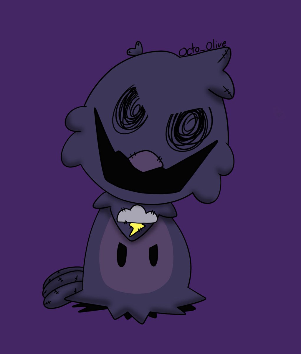 Octo_Olive's tweet image. Meet the nightmare critterkyu who hates the sun more than anything, it's poikyu

#poe #NightmareCritters #PoppyPlaytimeChapter4 #mimikyu #Pokemon