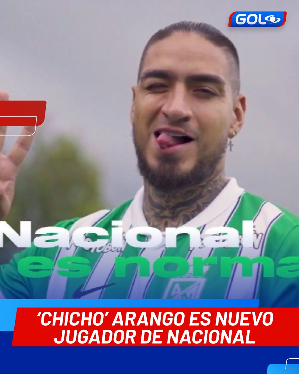 GolCaracol's tweet photo. 🚨👀 ¡YA ES OFICIAL! 🟢⚪
Atlético Nacional anunció el fichaje del 'Chicho' Arango 🔥⚽ para este 2026. 👏🏻 El hincha cumplió su sueño.
#Nacional #Chicho #GolCaracol #ChichoArango https://t.co/hVgA3wbB96