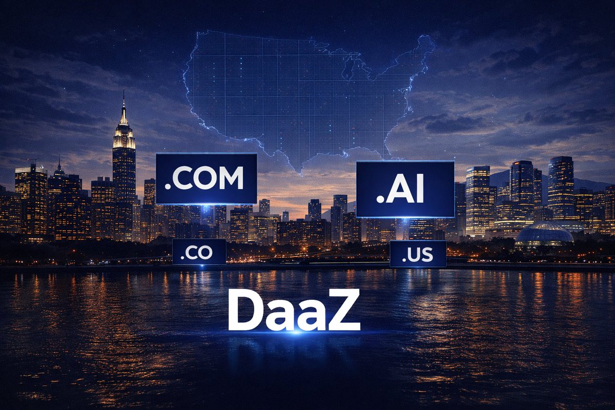 Daazcom's tweet photo. The US defines global startup scale.
In markets like AI, fintech, and SaaS, the right .COM or .AI domain is more than branding - it’s a signal of intent and leadership.
Browse our inventory. Secure names built for global dominance.
https://t.co/4z0amA0ZEk
#USStartups #StartupFounders #AIDomains #COMDomains #GlobalMarketplace