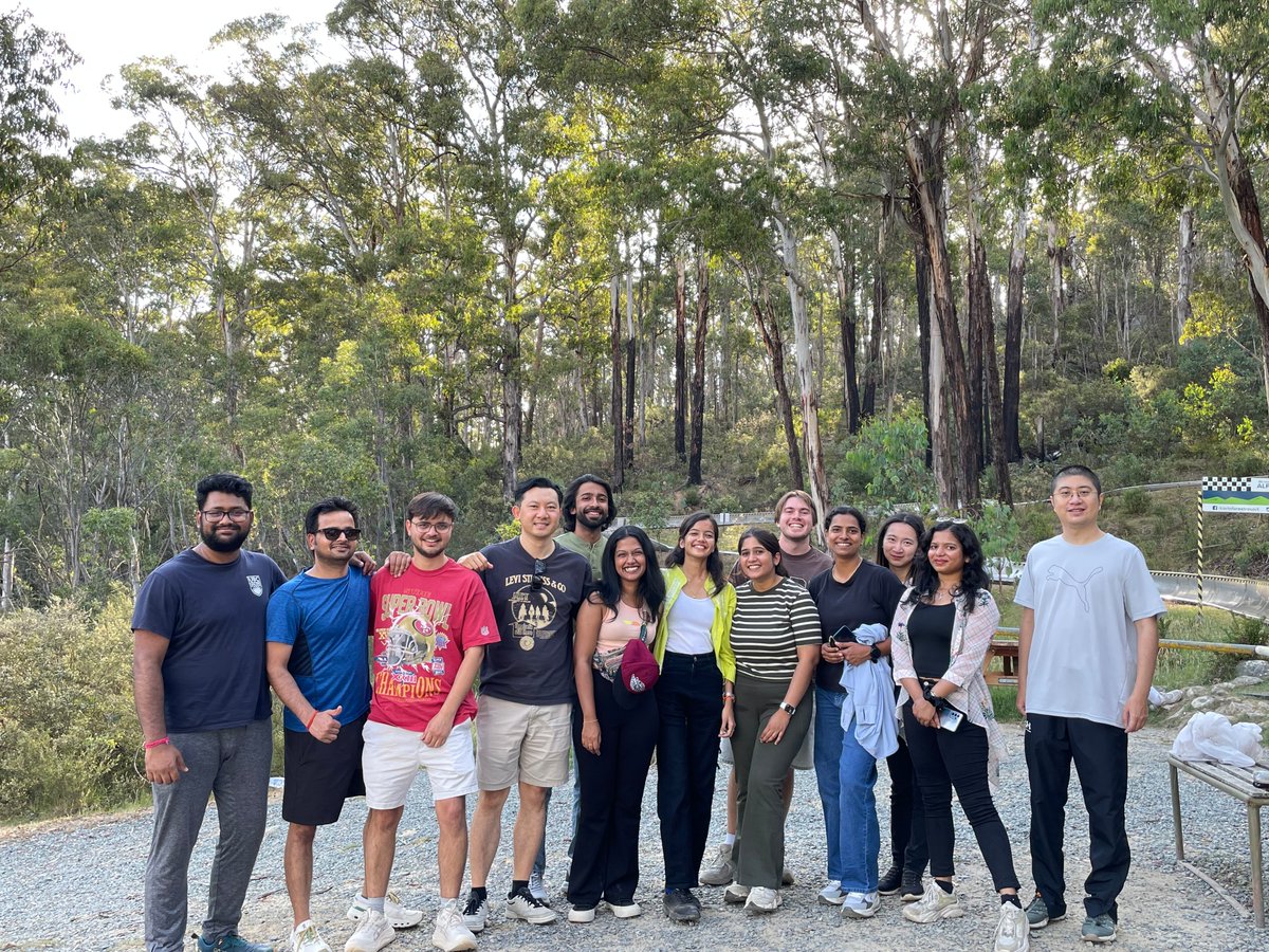 SiMingMan1's tweet photo. ๐We welcome a few new faces to our #lab in #2026! Itโs always great to gather our lab members for #team-building activities on a sunny #Saturday. ๐ช We are trying some #Alpine #slides this time. ๐ฒ #labfamily #teamwork #communication #Canberra #forest https://t.co/YaagnMK7D3