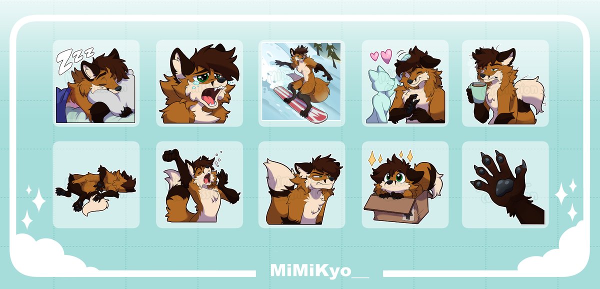Comm for Cj (❁´◡`❁)
#telegramstickers #furryartists
