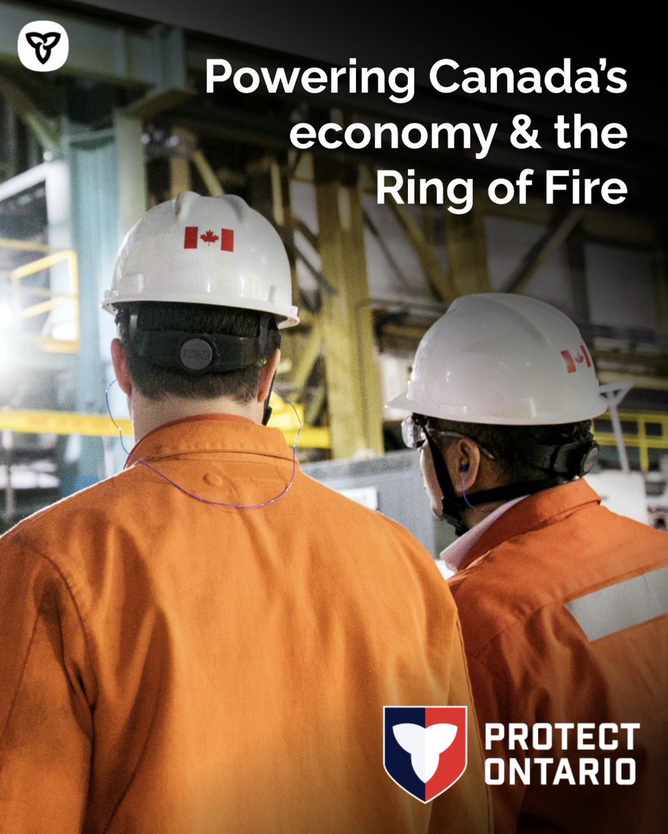 JillDunlop1's tweet photo. Ontario is standing up for Canada’s economy by unlocking the most ethical resources on earth.
 
The government gave the green-light to accelerate and build the Greenstone Transmission Line to the gateway to the Ring of Fire.
 
In partnership with First Nations, we will electrify the North, support mining development and create over 7,000 good-paying jobs. 
 
🔗: https://t.co/MAHYvPHN7A
@Sflecce @GregRickford