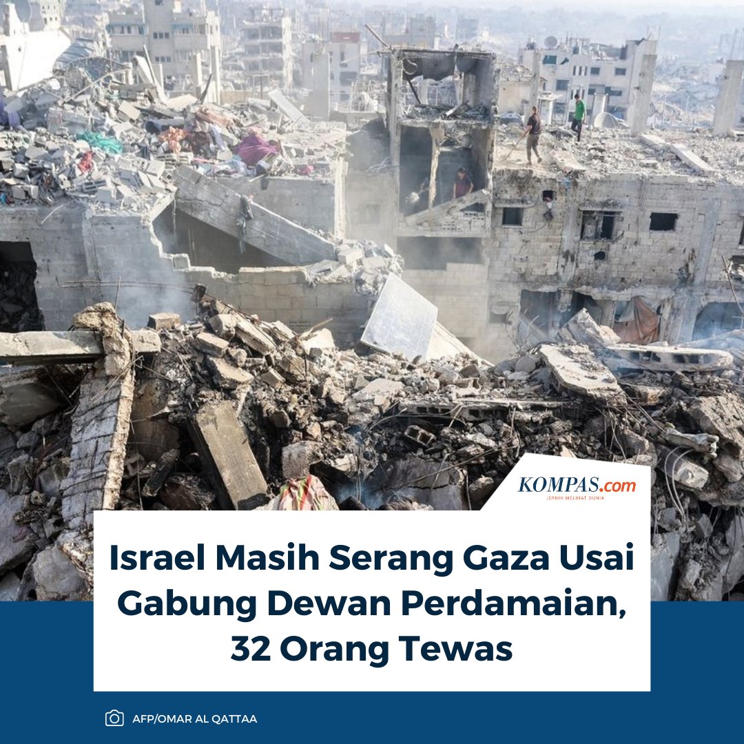 Serangan tersebut terjadi tak lama setelah Israel resmi bergabung dalam Dewan Perdamaian Gaza bentukan Donald Trump. Militer Israel mengeklaim aksi ini merupakan balasan atas pelanggaran gencatan senjata oleh Hamas. 'Jumlah korban tewas sejak Subuh hari ini telah meningkat