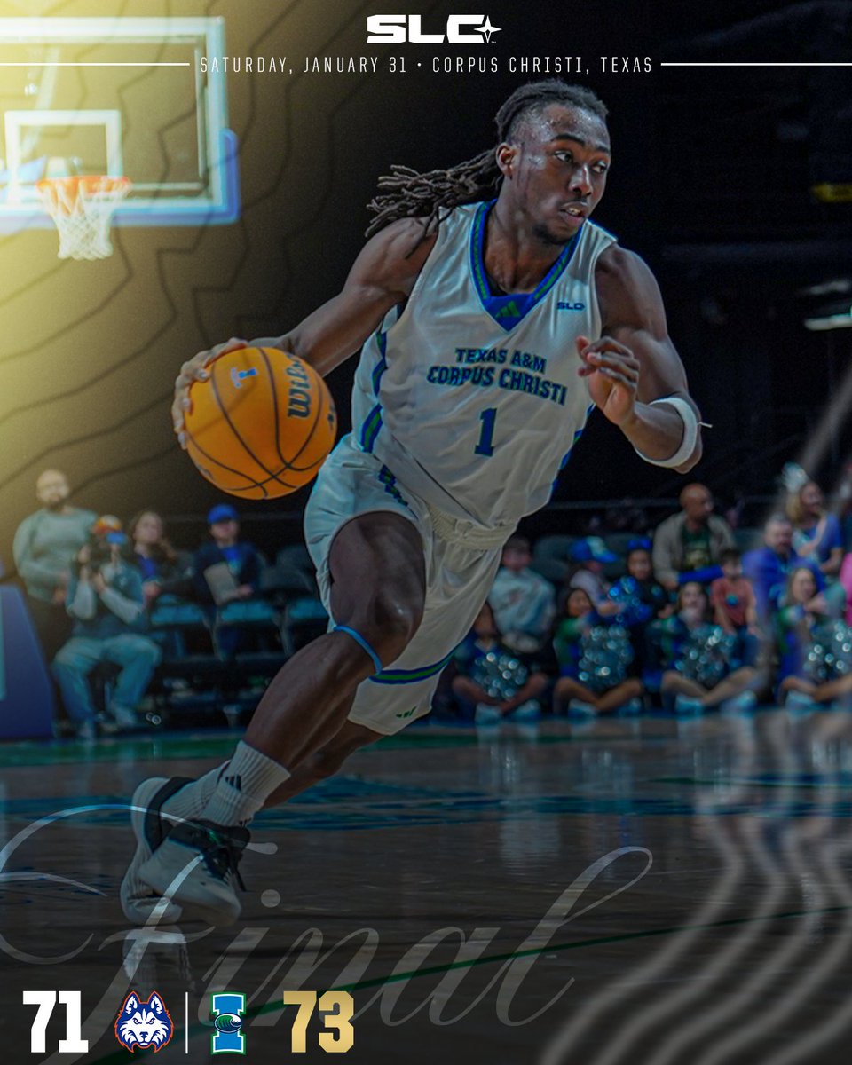 SouthlandSports's tweet photo. ISLANDERS STAND TALL AT HOME🌴

A&amp;M-Corpus Christi bests HCU in a tight one at the Hilliard Center and gets the season sweep on the Huskies! https://t.co/zfbCUyk1Ob