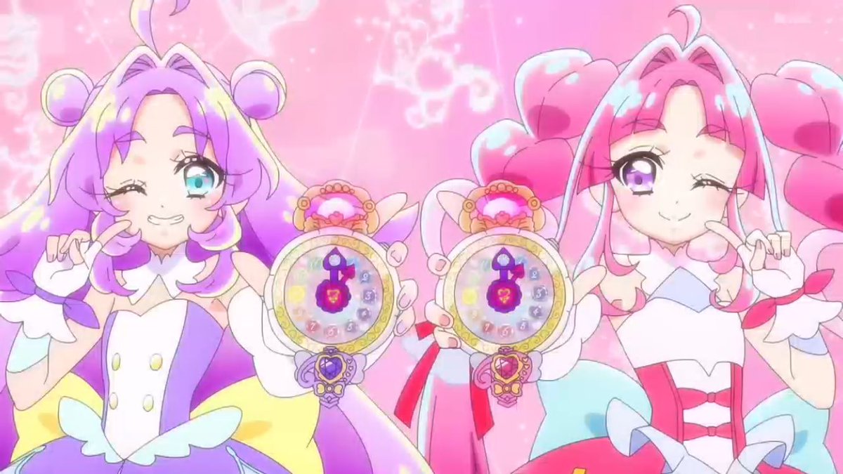 「二人は名探偵プリキュア!時計を回しながら変身は新しくて良いな! #precure」|ワトソン士のイラスト