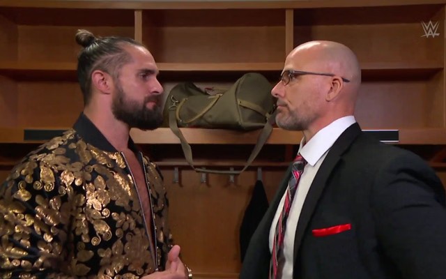 JoeyShakeDown's tweet photo. @JustinLaBar They're the same height dude. And the masked man was way too thin to be Pearce. 100% Seth. https://t.co/87ff4FyFhq