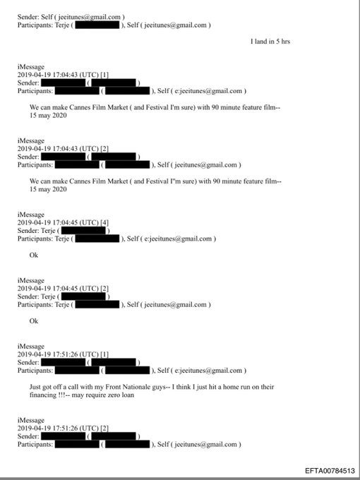 AlertesInfos's tweet image. 🇫🇷🇺🇸 Marine Le Pen et le Front national nommés dans les documents Epstein : "Je viens d’échanger avec des responsables du Front national au sujet de leur financement. Des discussions ont eu lieu autour d’une somme d’environ 4,7 millions de dollars destinée aux élections…