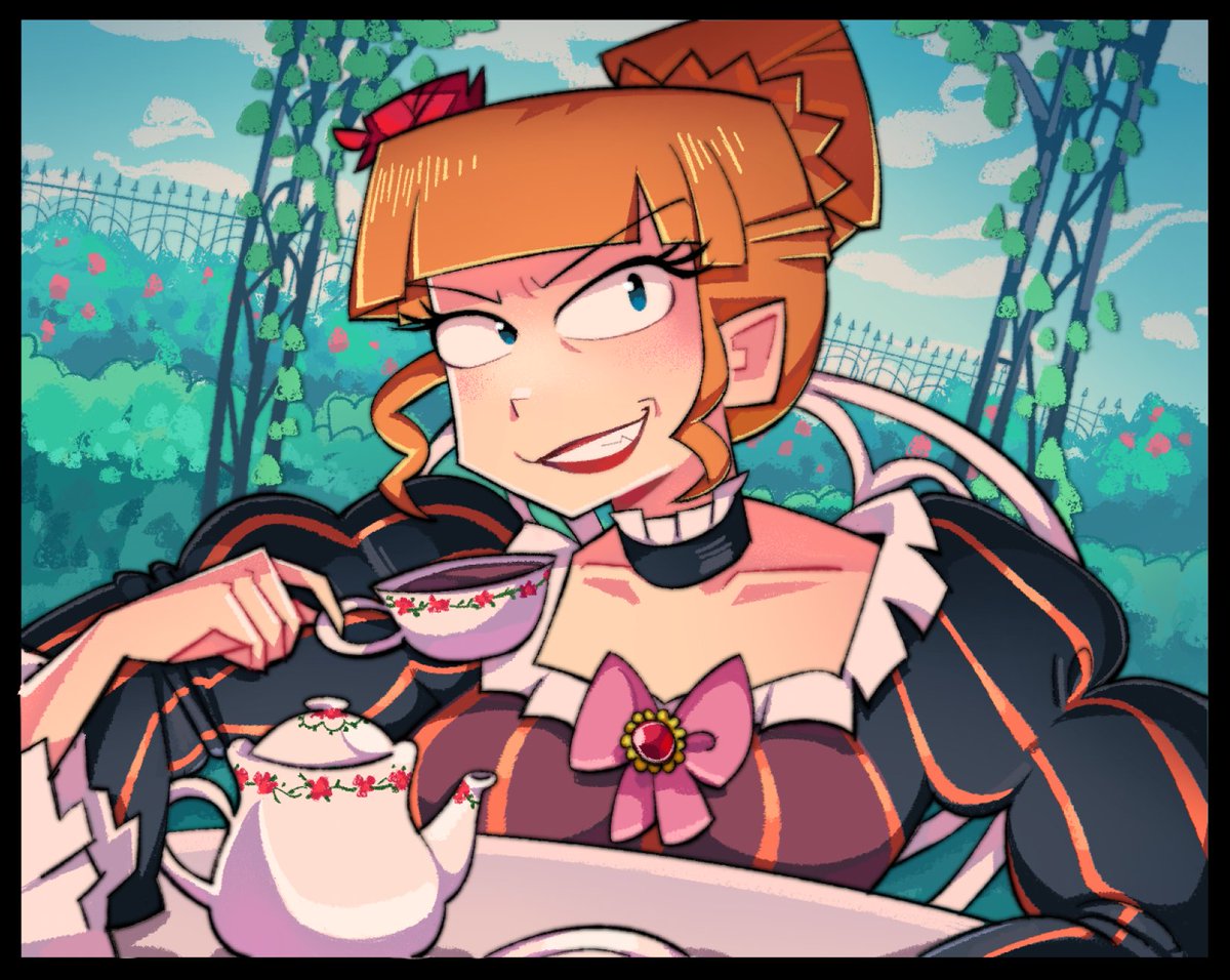 waioaii's tweet image. Tea party #Umineko