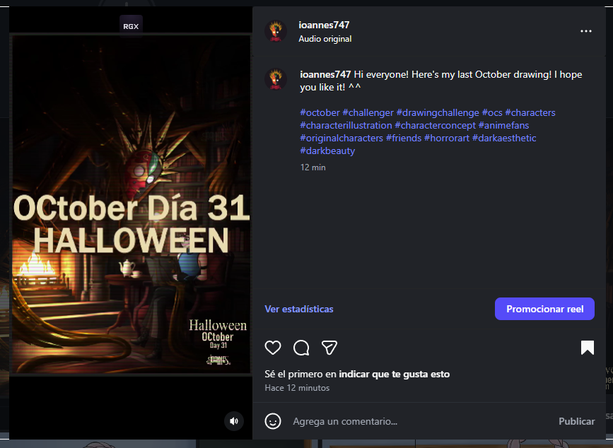 You can see the speedpaint of this drawing on my other social media! ^^

instagram.com/p/DUMaHXyjlRK/