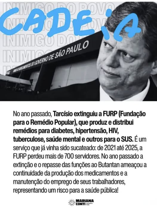 O destruidor de São Paulo....
+4 anos até o ar,vai ser privatizado....
+4 anos,as escolas vão ser sucateadas...
+4 anos as benesses👇👇👇👇👇👇do povo acaba.