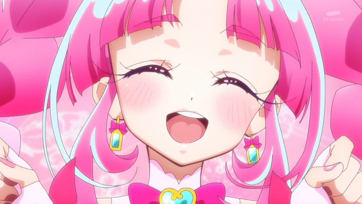 キュアミスティックの変身完了の笑顔が可愛すぎる #precure