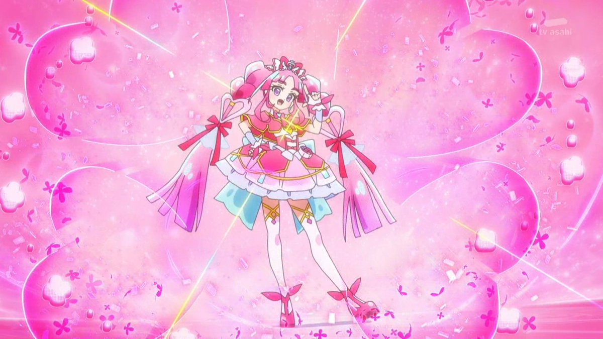 キュアミスティックの変身完了の笑顔が可愛すぎる #precure