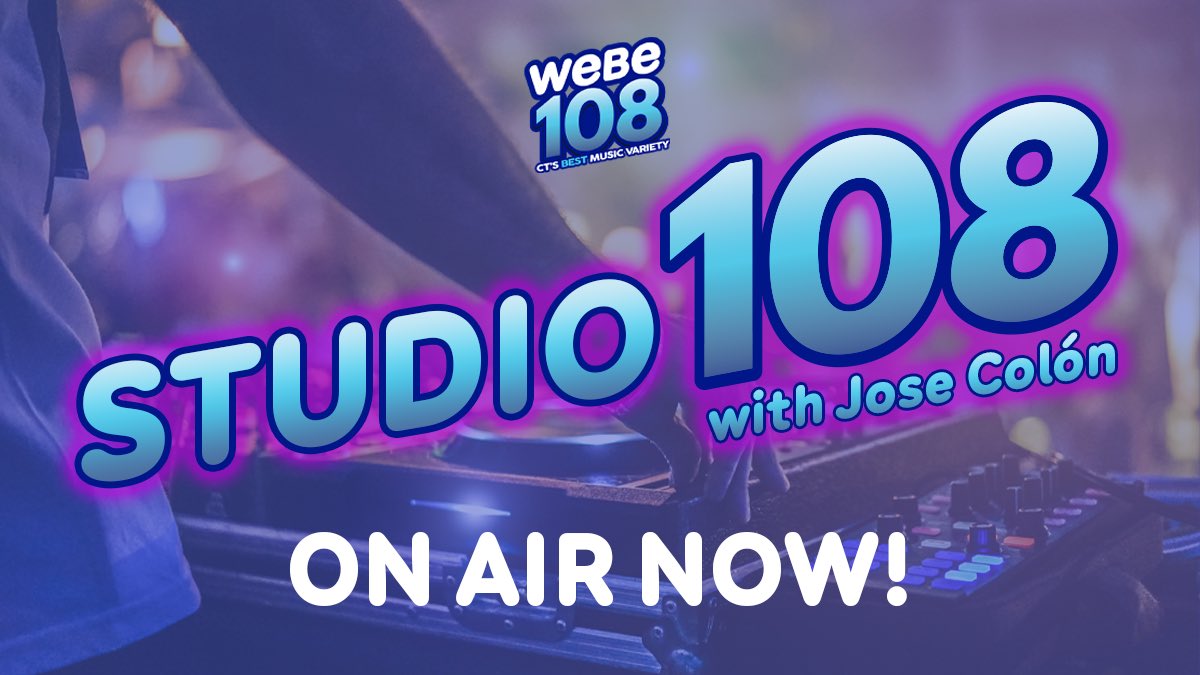 We have a full moon 🌕 tonight and the vibe is right for your feel good #Studio108 Saturday Night! Jose the Party DJ is on the decks to groove with you all night. #OnTheAir!🚨🎶🪩

📻: 107.9 FM / <a href="/WEBE108Radio/">WEBE108</a> 
💻 : webe108.com / WEBE App 
📞: Requests: 800-WEBE-108