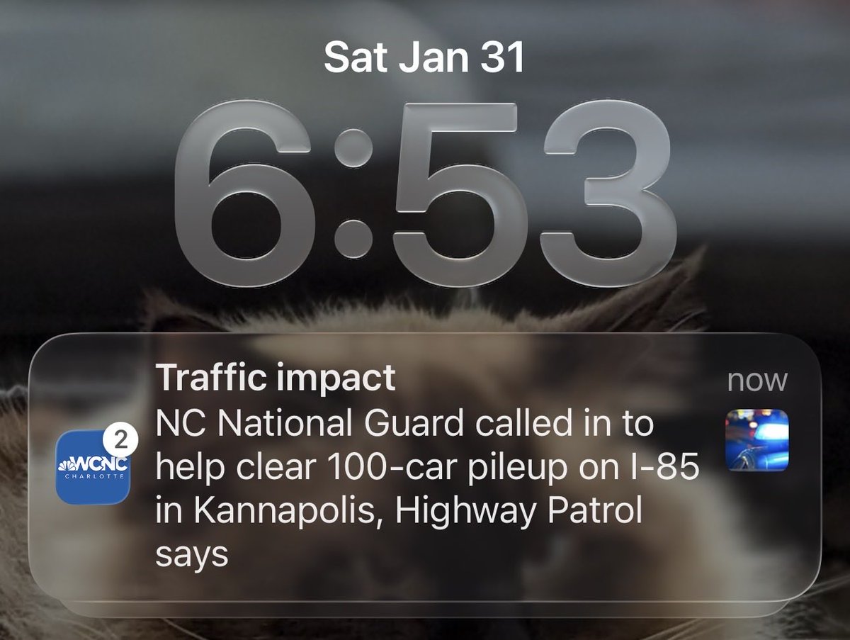 Get off the roads we are not equipped!