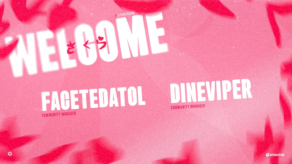 SakuraGGz's tweet photo. We are very excited to welcome @AtolFaceted and @DineViperOW as community managers!
This year we want to put a stronger focus on our community, and we are very excited to have them here to lead that. Please give them a warm welcome!
#LetsBlossom🌸 https://t.co/s5j0yRWRff