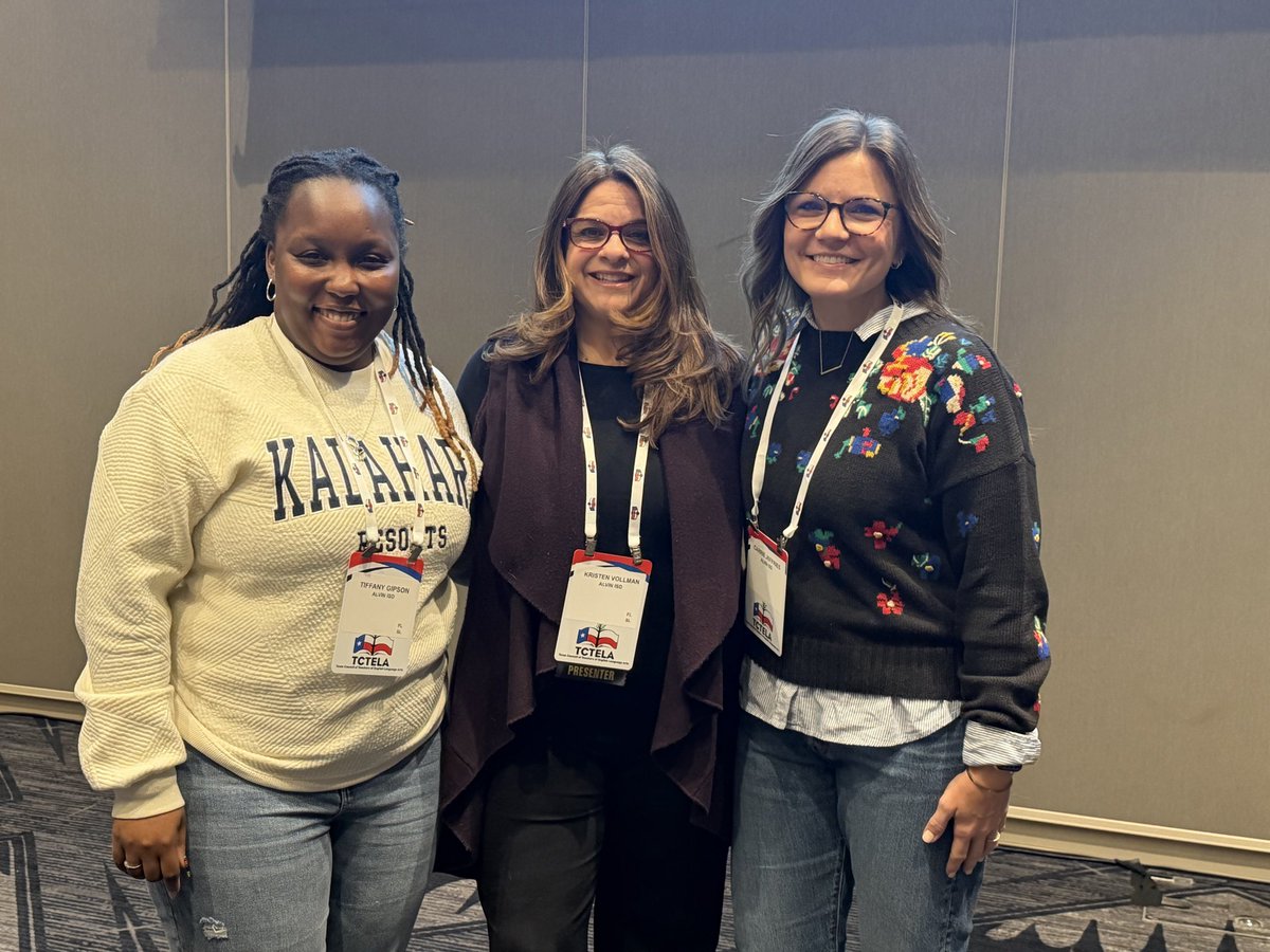 cjeffteach's tweet photo. Huge shoutout to @ShadowCreekHS’s very own RLA IC, Kristen Vollman, for her flawless and riveting presentation of “Your Choice, Your Voice: Creating Literacy Legacy with Independent Reading” at #TCTELA2026 today! @AlvinISD https://t.co/27Zmffb0X9