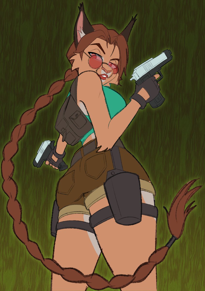rodolfoslime's tweet image. 🔥 Quick Sketch — Lara Croft (Tomb Raider) Furry Edition 🐾✨

I turned Lara Croft into a beautiful desert lynx 🌵🐱 What do you think? Should I finish this piece, change the pose, or switch the animal? 👀🎨