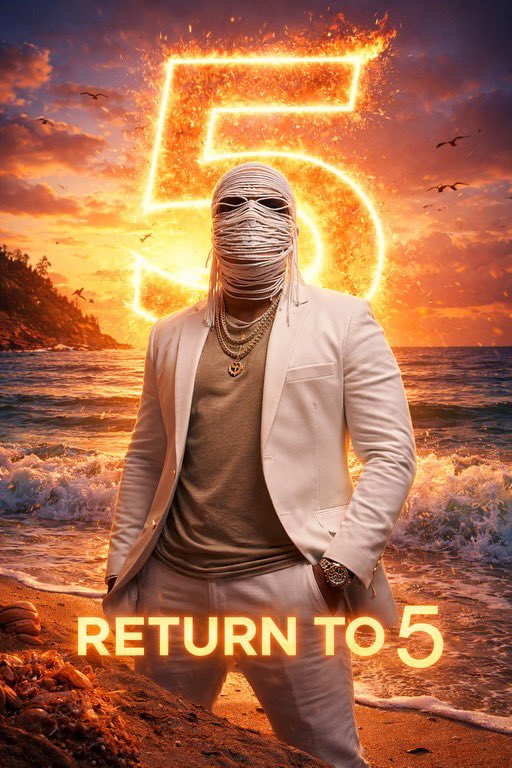 SAMKLEF's tweet photo. To my beeleevers 
As I turn 41 (4+1 = 5), feb 5th this age is special to me.
It marks my return to freedom, truth, and movement.
I’m breaking old cycles, old limits, and old versions of myself.
Same spirit. New frequency.
Welcome to Mysthree — Return to 5. 🤍 https://t.co/bjVzNZQ4qi