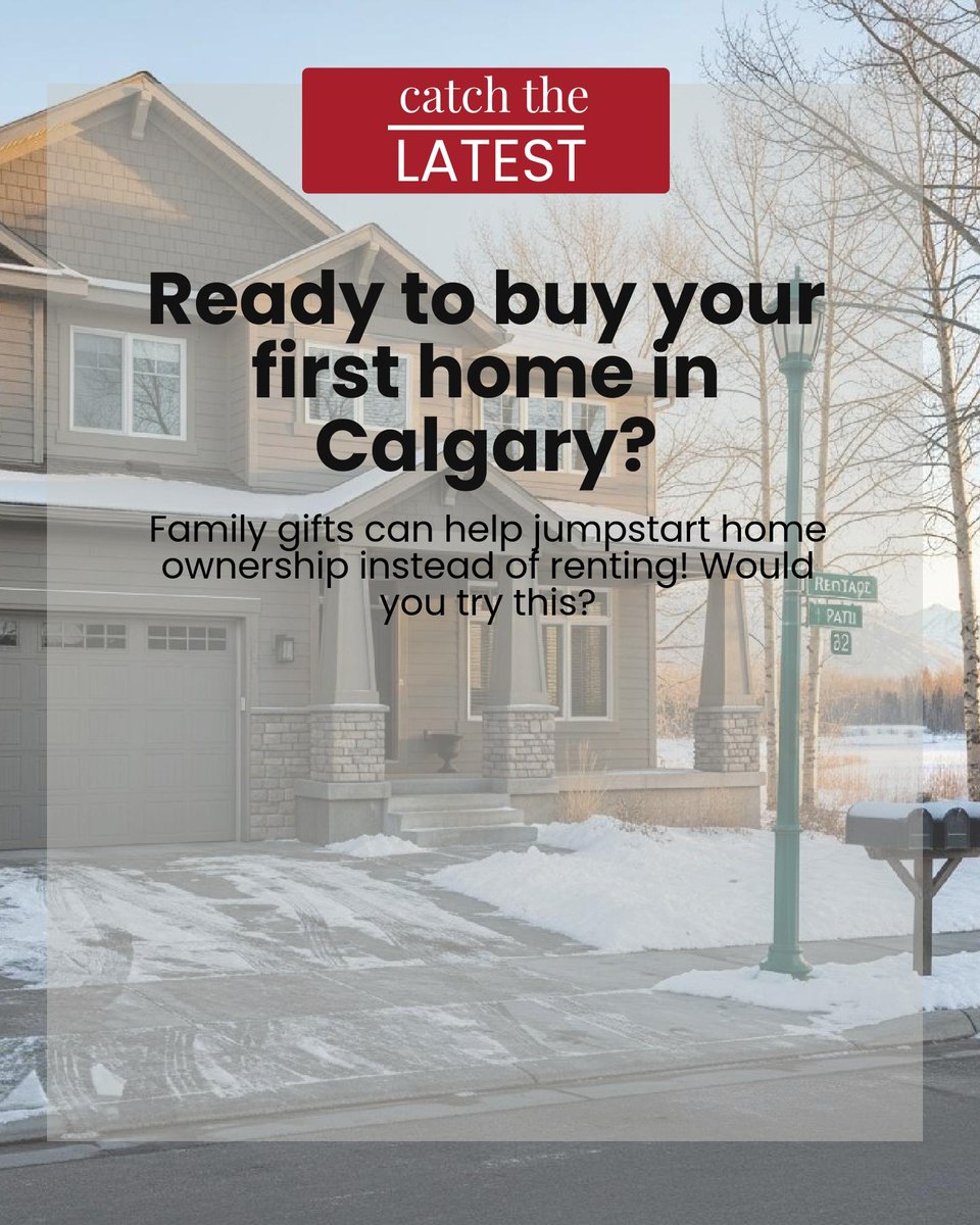 MorasRealty's tweet photo. 🎁 Family gifts can be game-changers for first-time buyers in Calgary! Just remember: lender-approved gift letters are a must. Couple this with programs like Attainable Homes or an FHSA for affordable options. Start owning, not renting! #CalgaryRealEstate https://t.co/bJsUCBPy8C