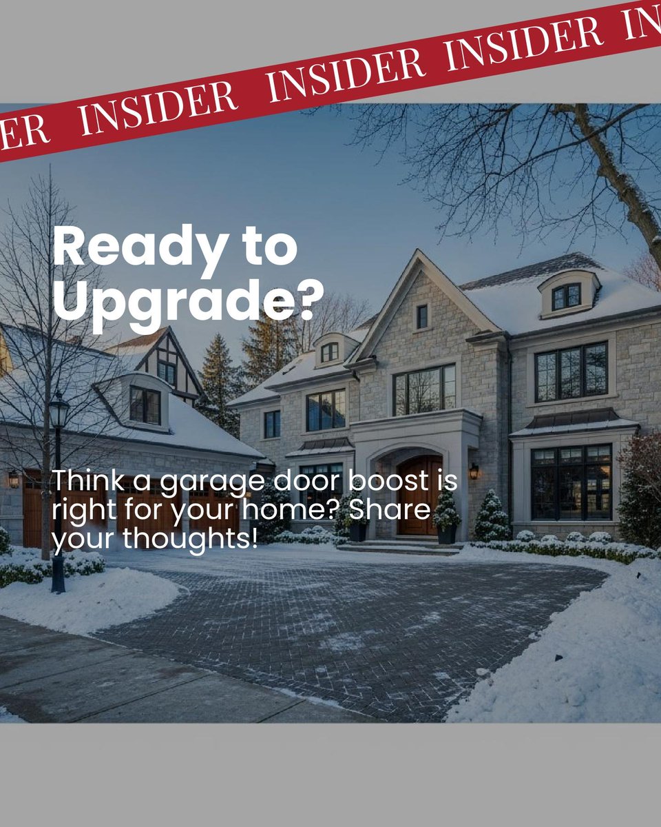 MorasRealty's tweet photo. Ready to boost your home’s value in Calgary? 🔧🚀 Start with an easy win, garage door replacement offers a 268% ROI and ramps up curb appeal instantly. Perfect for those snowy commutes in Airdrie &amp; Cochrane! #CalgaryRealEstate https://t.co/ZbQnuvTvSd