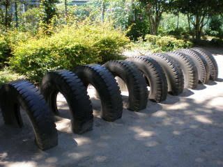 タイヤとタイヤの間隔が
微妙だったな～