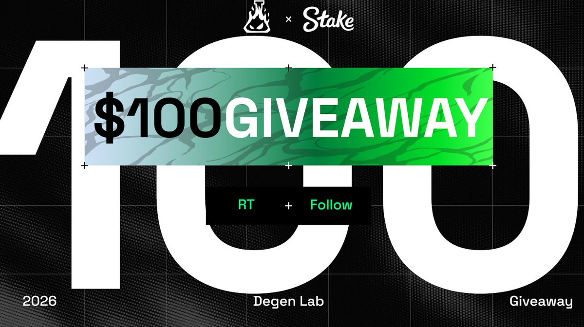 degen_lab's tweet image. Feeling generous today.. Let’s run $25 × 4 

▫️ Follow @degen_lab 
▫️ Like + Repost
▫️ Drop your @Stake username in the comments

🎲 Rolling in 72 hours
