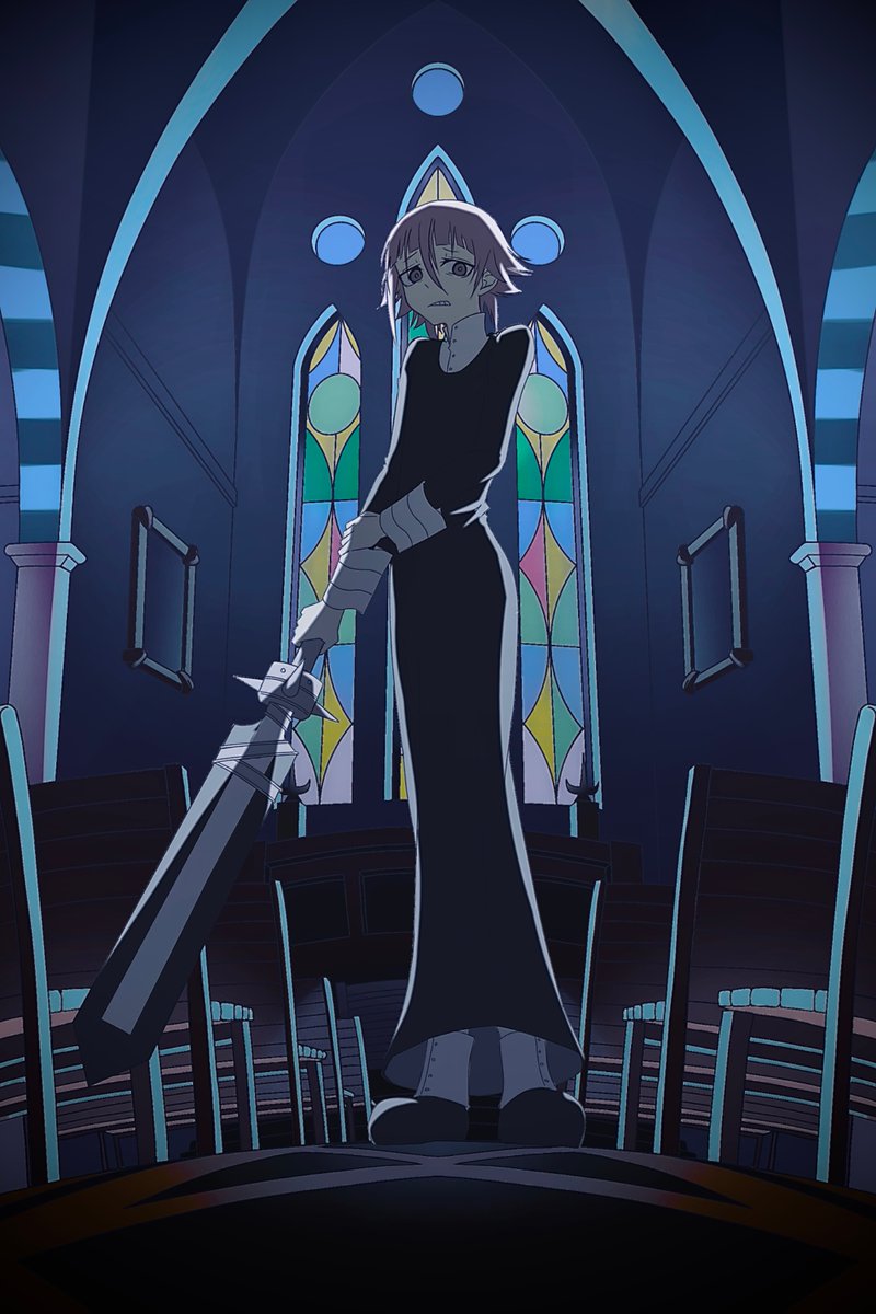 walamuru's tweet photo. 背景一生描けない、
#souleater https://t.co/EK3XCtBNOi