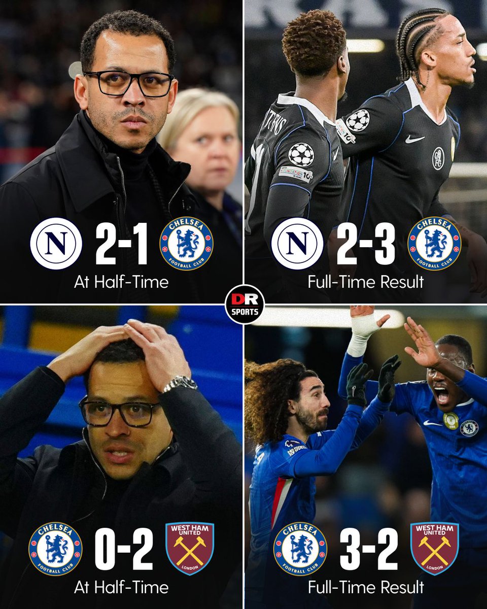 CHELSEA ARE THE COMEBACK KINGS THIS WEEK! 🤯

#Chelsea #CFC #CHEWHU