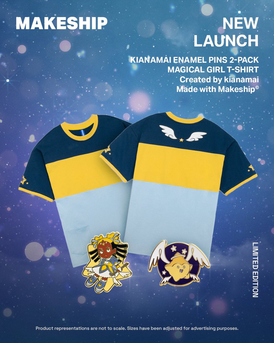 kianamaiart's tweet image. MERCH DROP WOOHOO!! You can dress up like Aika and get lil pins too!