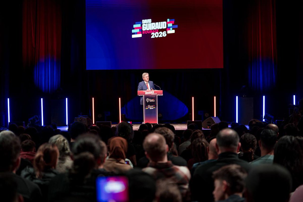 ❤️ 1300 personnes pour notre meeting à Roubaix. Immense fierté.

Les 15 et 22 Mars, il ne s’agit pas juste d’une élection municipale, mais du retour de toute une ville sur la scène nationale !